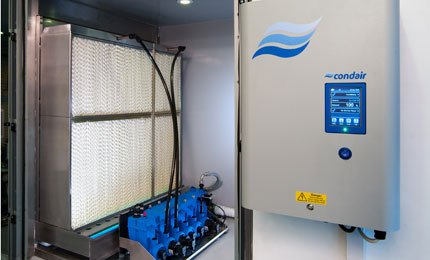 Condair ME với bộ phận thủy lực được gắn bên ngoài